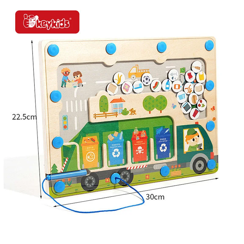 Montessori Magnetic Board Learning Educational Counting Matching Toys for Toddlers and Kids W11H119